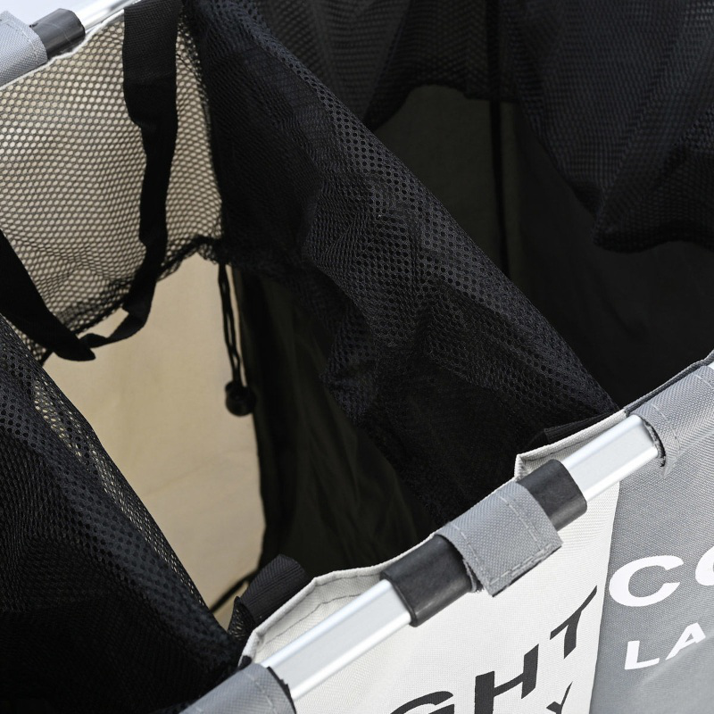 Estia foldable laundry basket with 3 compartments 135l, , medium-null