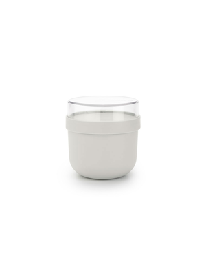 Brabantia make & take bowl 0.5l light grey