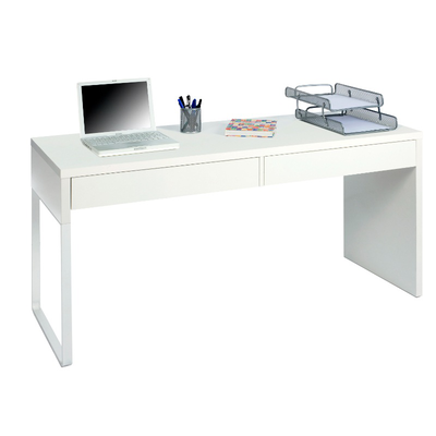 Fores habitat computer desk - matt white, , medium