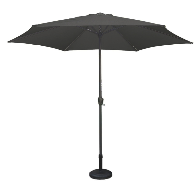 L.h garden aluminum umbrella 3m black image number null