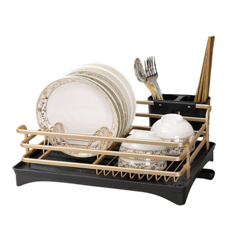 Ankor dish dryer gold-black image number null