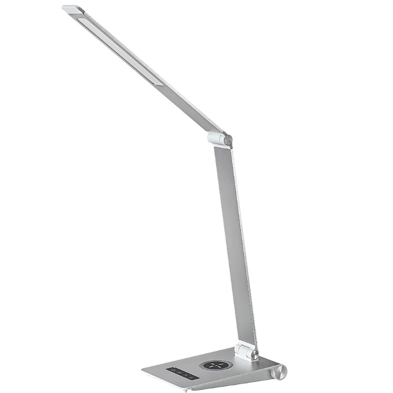 Nilfgard led office lamp 13w h43cm silver, , medium-null