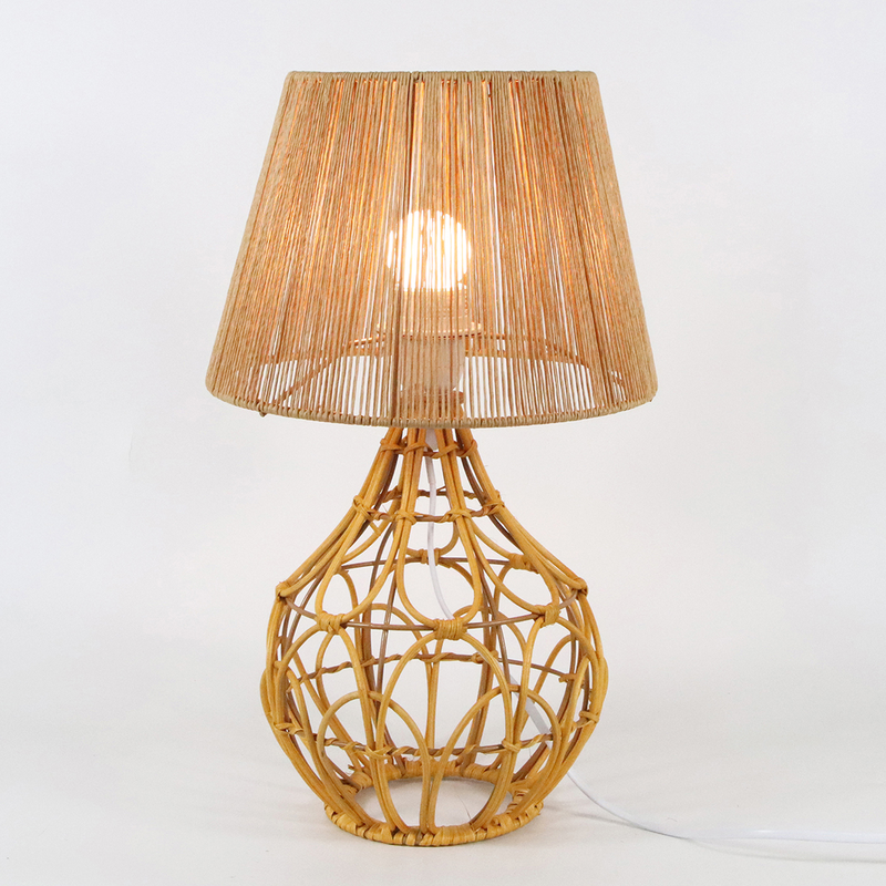 Rattan table lamp, , medium image number null