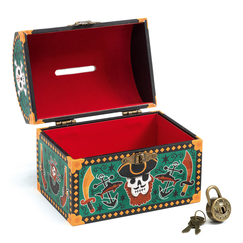 Product image: Pirate chest money box, , medium-null