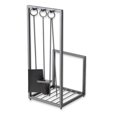 Boltze iron firewood rack nikola 72x31cm