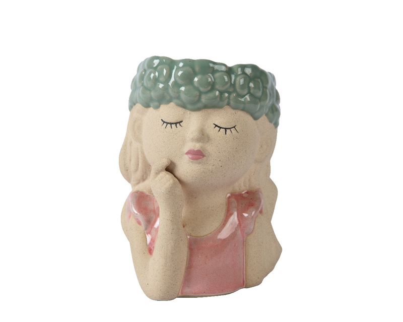 Planter girl shiny small, , medium-null