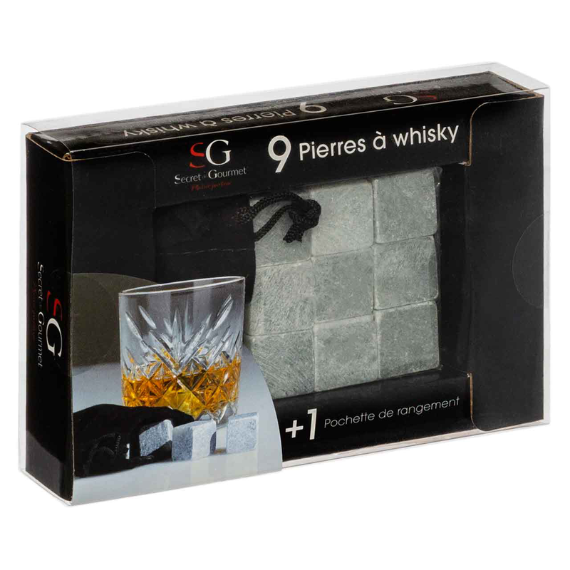 Secret de gourmet whiskey ice stones 9pcs, , medium image number null