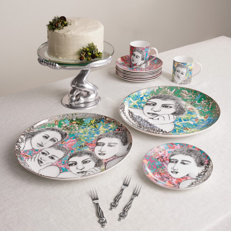Product image: Platter round garden party, , medium-null