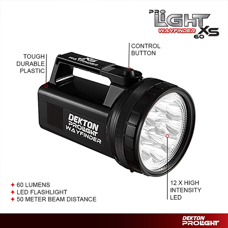Product image: Dekton dt50624 wayfinder spotlight 60lum, , medium-null