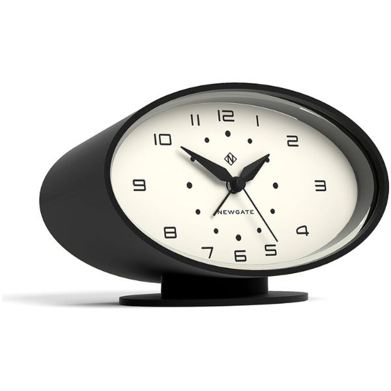 Newgate ronnie alarm clock in black, , medium image number null
