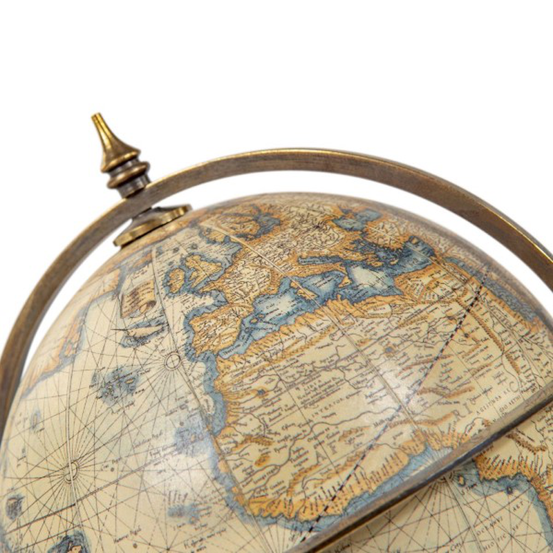 Terrestrial globe with compass, , medium-null