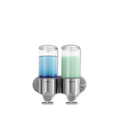 Wall mount pump soap dispenser twin, , medium