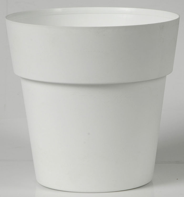 Viomes linea basic γλαστρα χωρις στεφανι 20x18.5cm 3.5ltr ασπρο, , medium