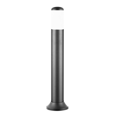 Sunlight post light 1xe27 ip44 dark grey