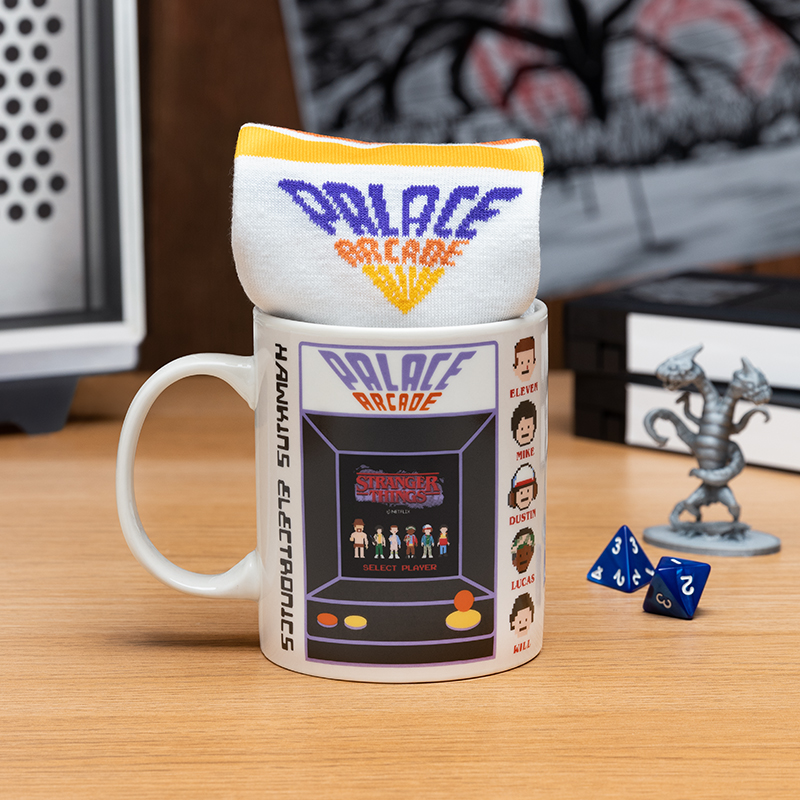 Paladone stranger things mugs and socks gift set, , medium-null