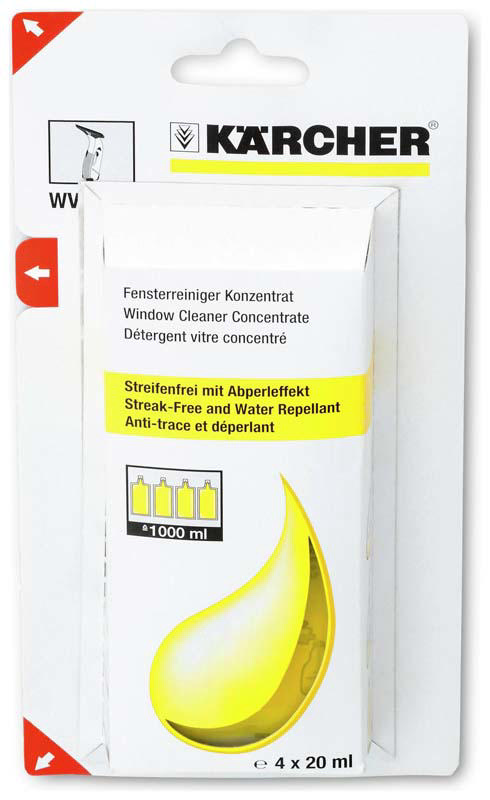 Karcher window cleaner concentrate 4x20ml, , medium-null
