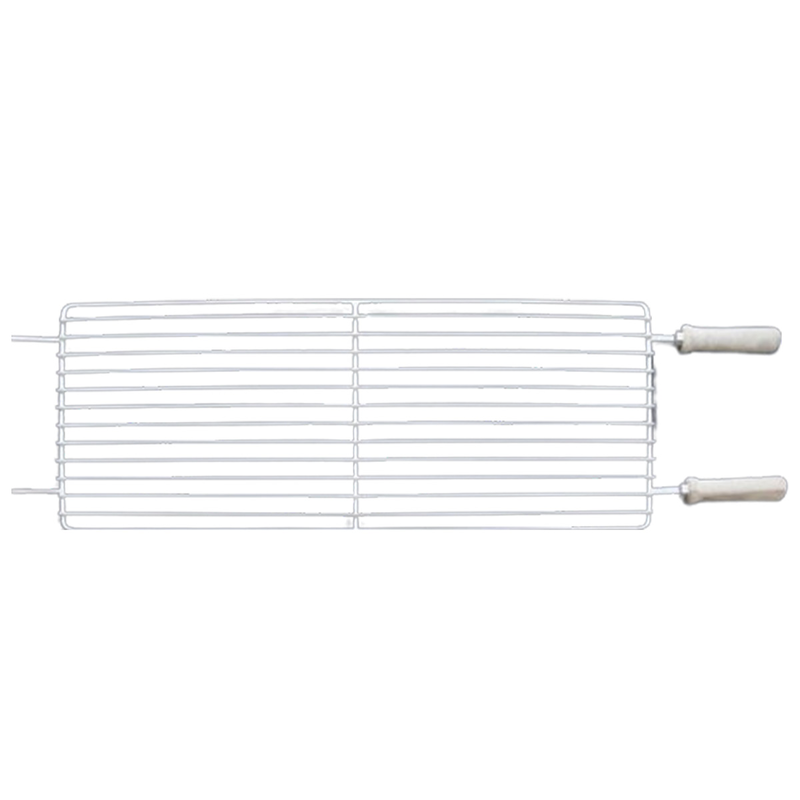 Flat s/s grill for bbq 65x35cm, , medium-null