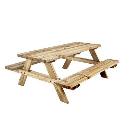 Cerland picnic table matisse 6 places 180x166x71cm pine, , medium