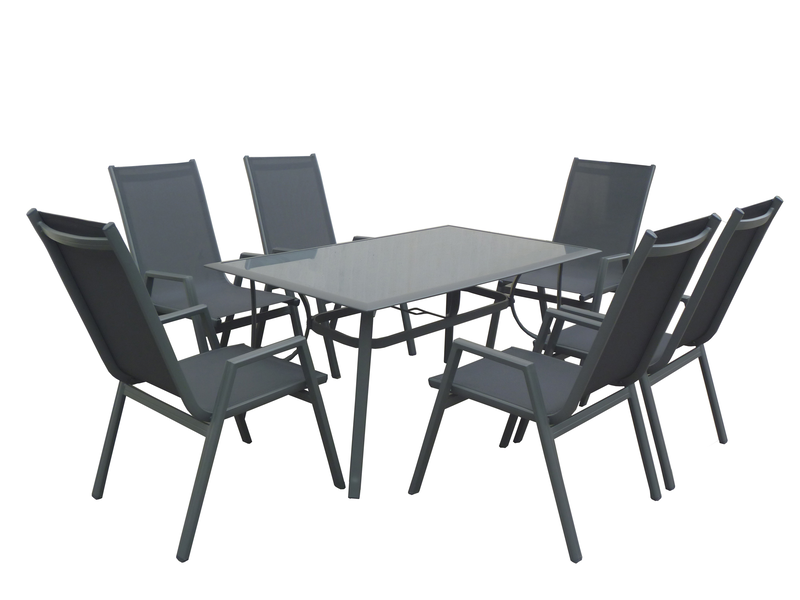 Daniela outdoor chair 78x59.5x102.5 - grey, , medium-null