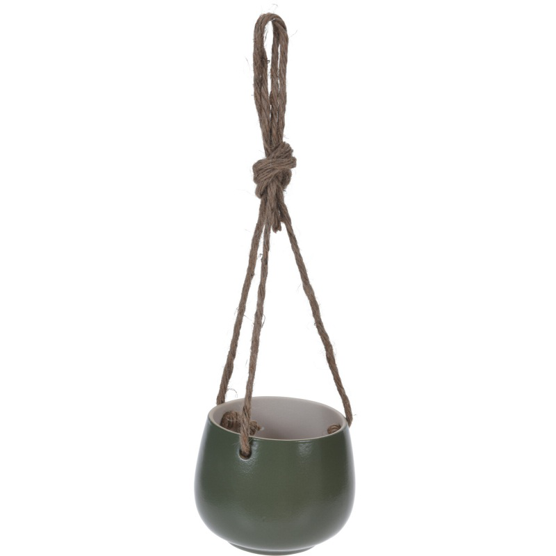 Product image: Flower pot with rope 10.5cm- assorted colors, , medium-null