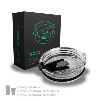 Dozze tumbler black colour lid, , medium