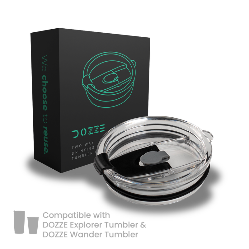 Dozze tumbler black colour lid, , medium-null