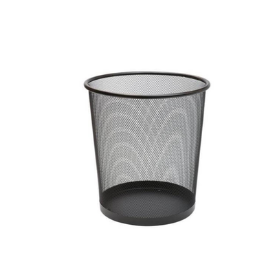 Metallic desk basket 27x23cm