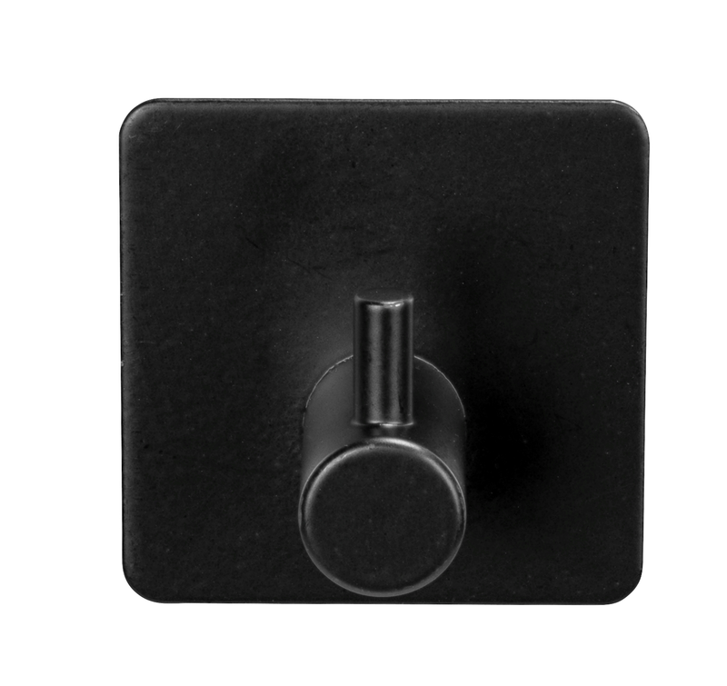 Product image: Wenko bbq wall hook stainless steel black 2pcs, , medium-null