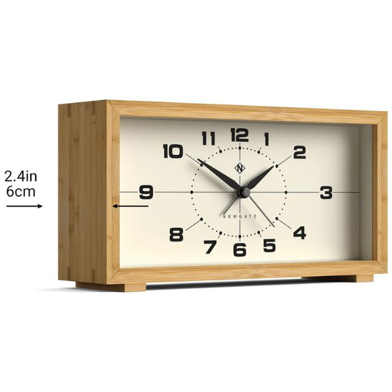 Newgate lemur alram clock in bamboo, , medium image number null