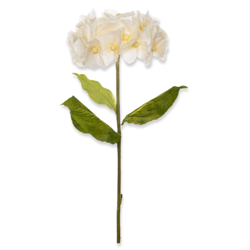 Giant artificial cream hydrangea stem 110cm, , medium image number null