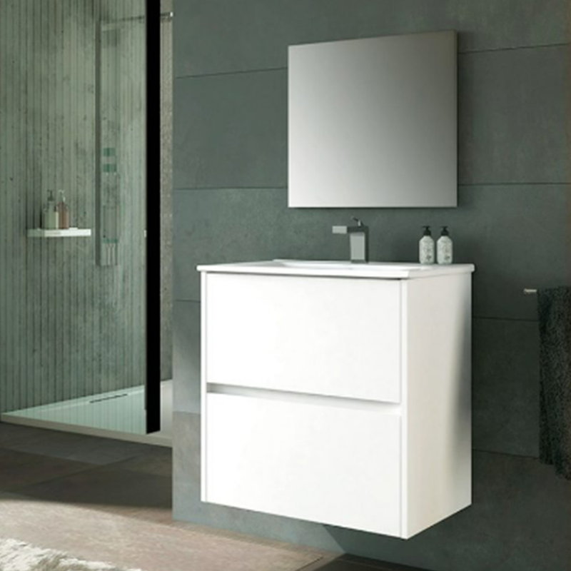 Bathroom furniture with washbasin caruso g2 60cm white-null
