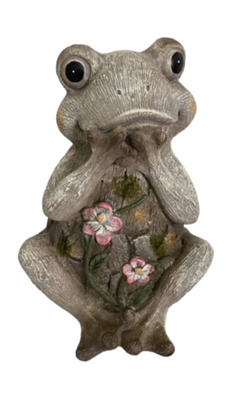 Decorative poly frog 35cm, , medium-null