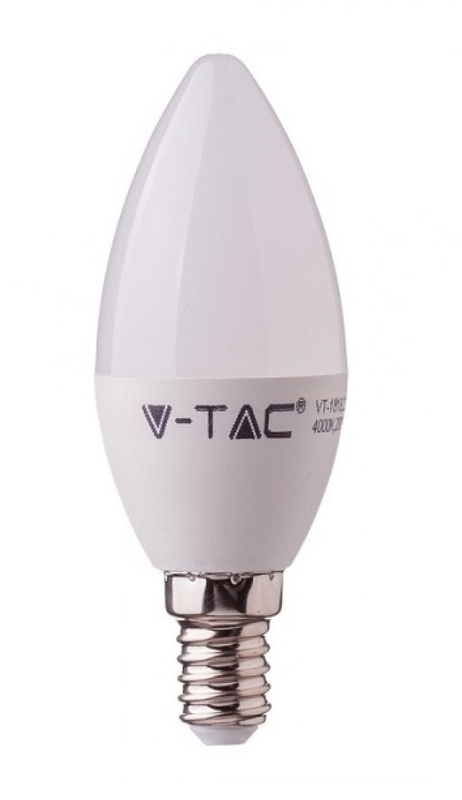 V-tac 171 5.5w e14 candle led bulb warm white, , medium-null