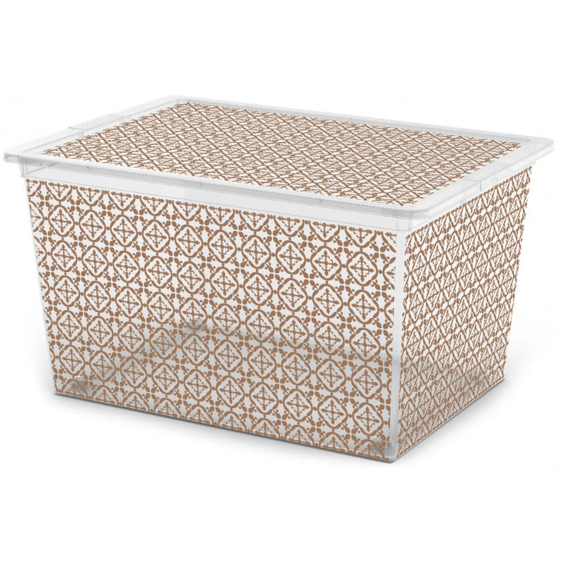 Storage box xl 50l - brown, , medium-null