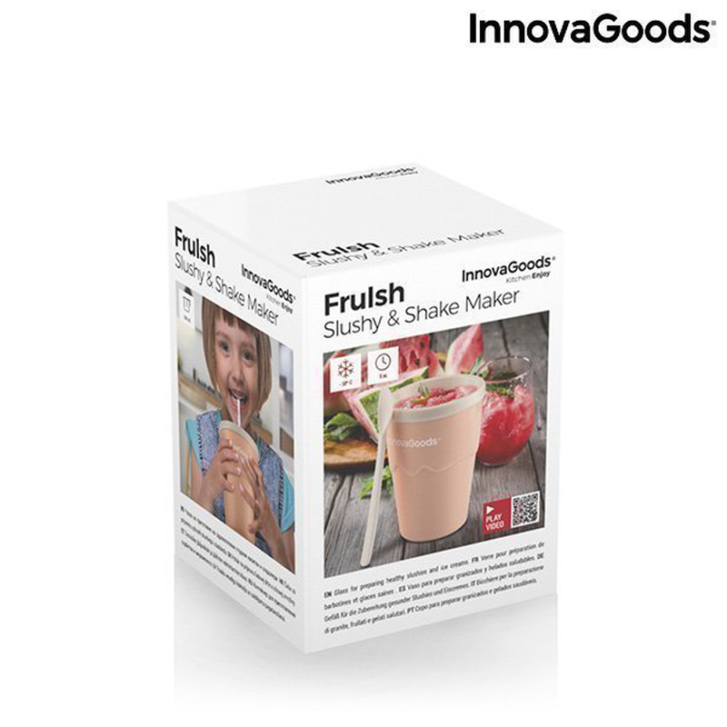 Product image: Ποτήρι για να παρασκευάζετε παγωτά και γρανίτες με συνταγές frulsh innovagoods, , medium-null