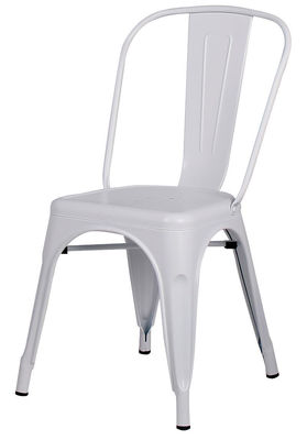Jones metal chair - white