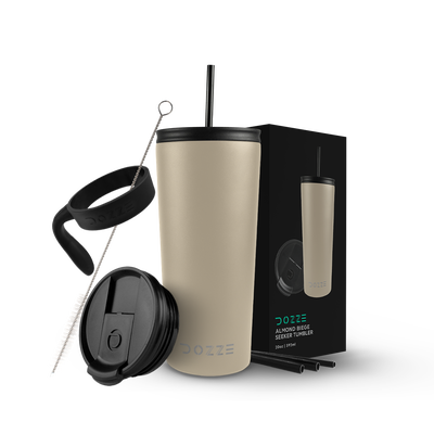 Almond beige dozze seeker tumbler bundle, Almond Beige, medium