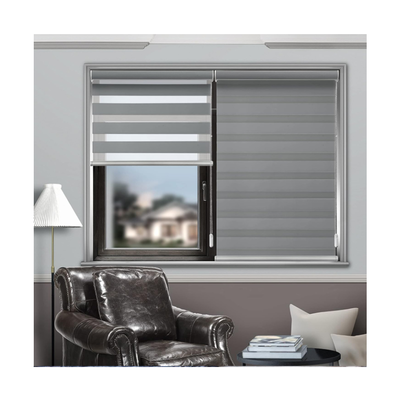 Roller blind zebra 220x260x28mm grey 007, Grey, medium