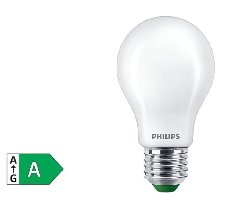 Philips master ultra efficient led bulb 4-60w e27 830 g, , medium image number null
