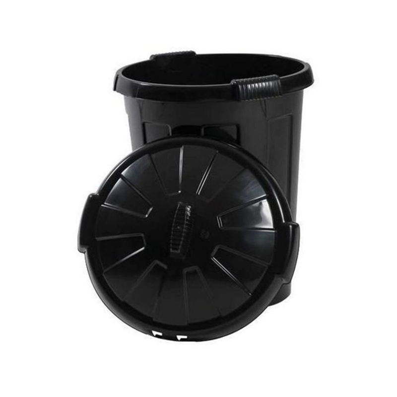 Product image: Eden κάδος απορριμμάτων 80l με καπάκι, ανθεκτικός πλαστικός κάδος με ενισχυμένη βάση για εσωτερική & εξωτερική χρήση, , medium-null
