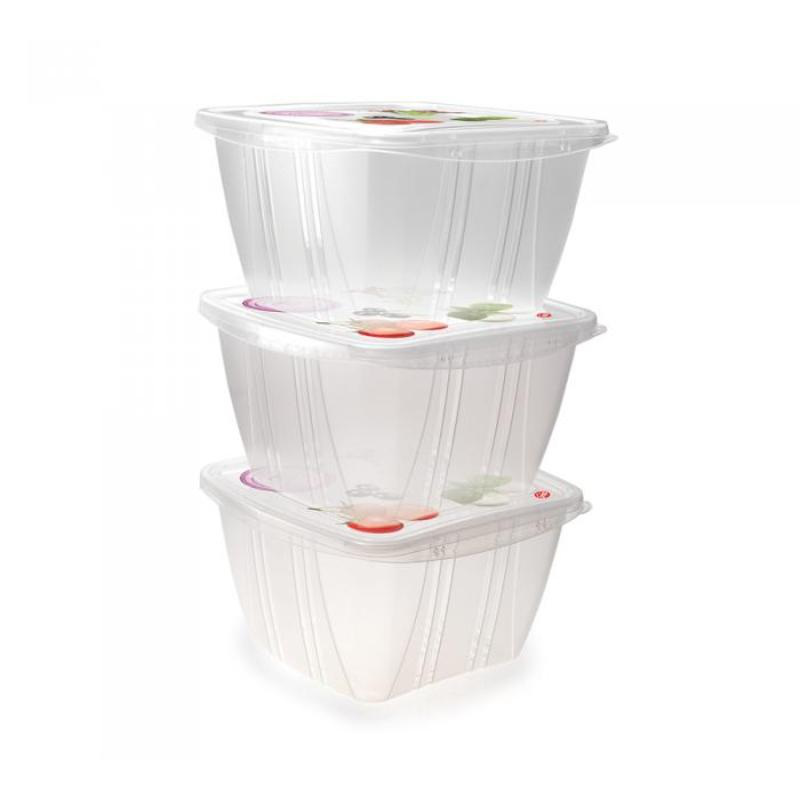 Snips fresh container square 1l 3pcs, , medium-null