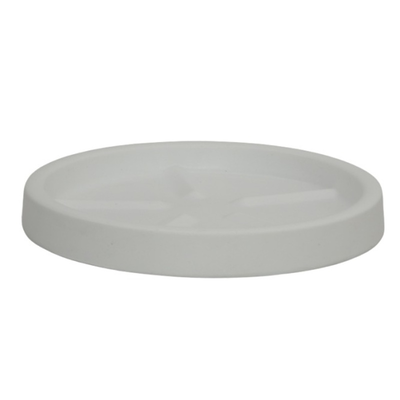 Round saucer 23x23x3cm - white, , medium