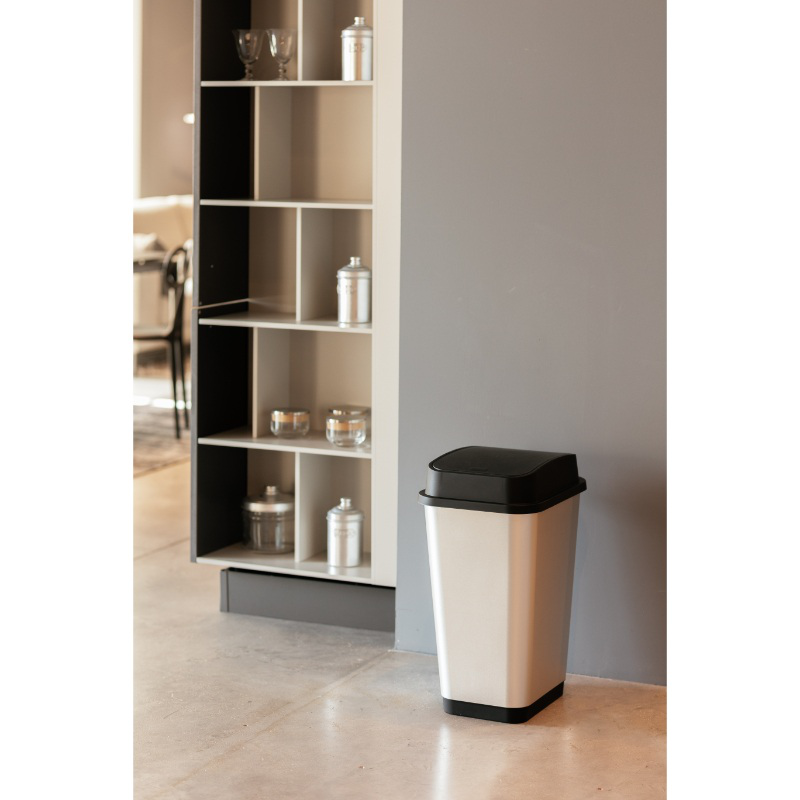 Product image: Dea oslo swing bin 25l - aluminium, , medium-null