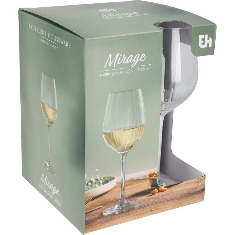 Wine glass 380ml set 4pcs, , medium-null
