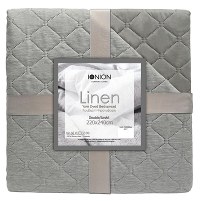 Kouverli linen 220x240cm grey, , medium