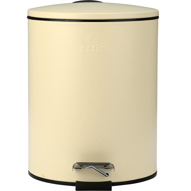 Estia pedal bin 5l - cream mat, , medium image number null