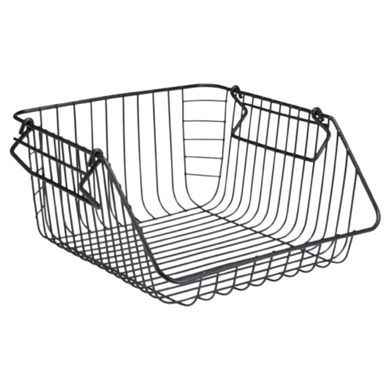 Excellent houseware basket iron 29x27x14cm, , medium-null