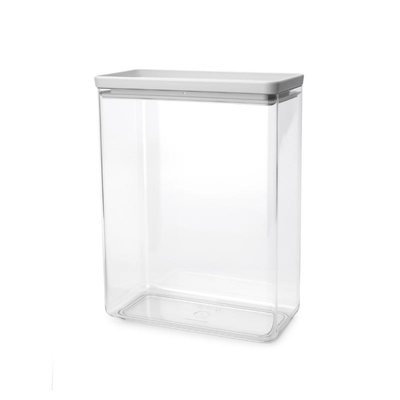 Brabantia tasty square canister 5.4l - light grey, , medium