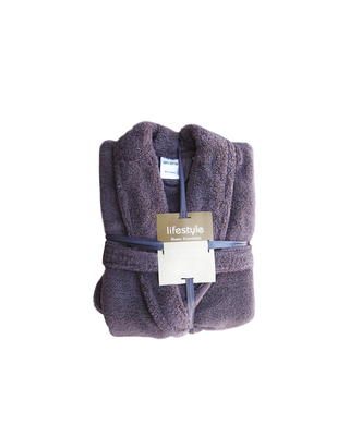 Bathrobe anthracite large, , medium