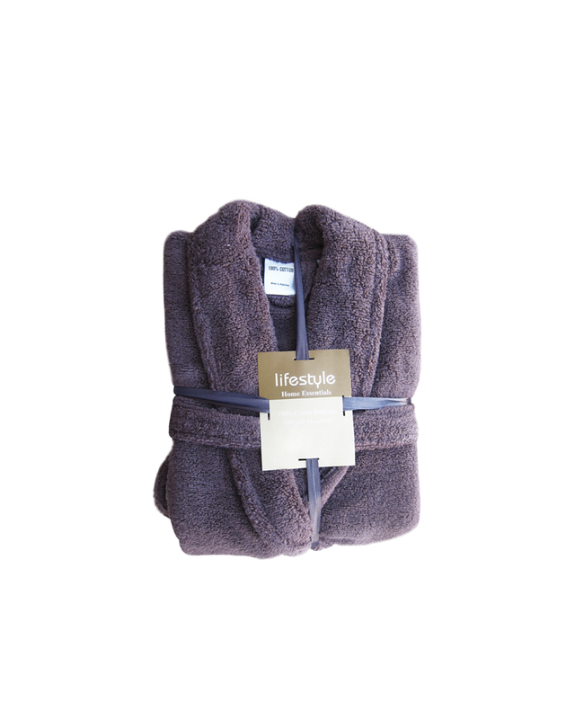 Bathrobe anthracite small, , medium-null